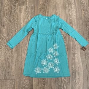 NWT Tea Collection Floating Lotus Graphic Dress